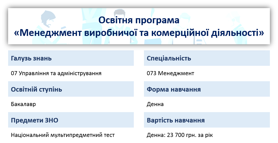 опис спеціальності