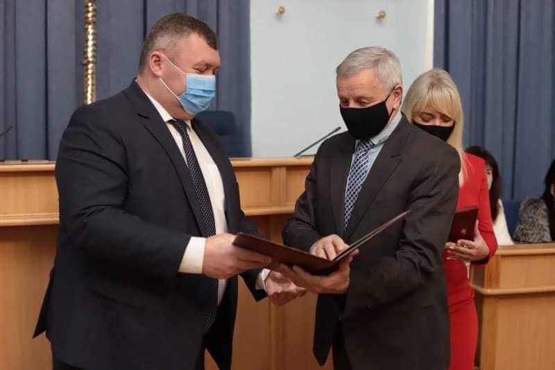 вручення Почесної грамоти ВР Леоніду Поліщуку