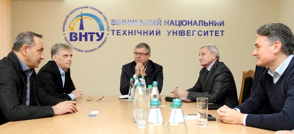 Зустріч керівництва ВНТУ з представниками компанії Bosch Ukraine