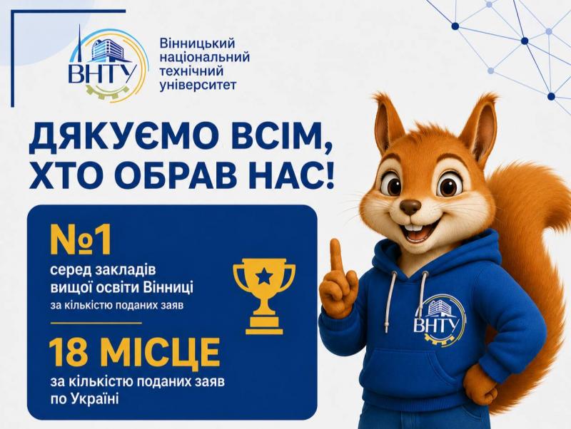 Основний етап прийому заяв на бакалаврат-2026 завершено!